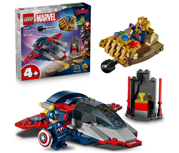 LEGO Super Heroes 76319 Kapitan Ameryka kontra Thanos - 1331725 - zdjęcie 2